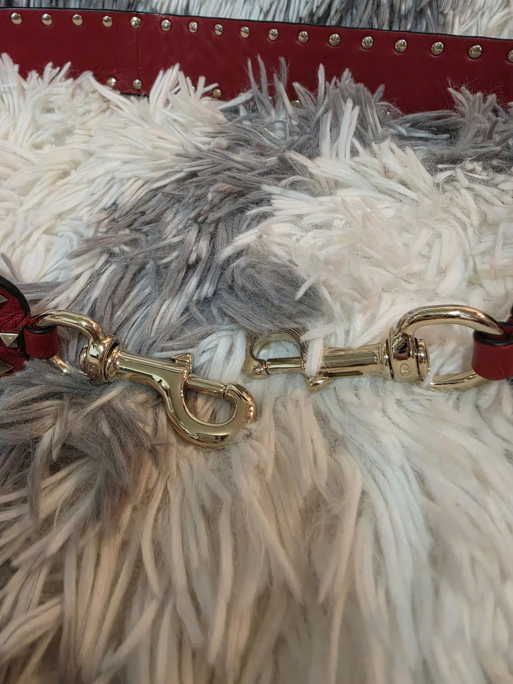Pre Owned VALENTINO GARAVANI studed Bag Strap